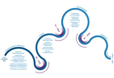 Grafik Roadmap DVZ-Strategie 2030