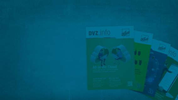 DVZ.info 2/2022 - Bild mit Covern der letzten Ausgaben