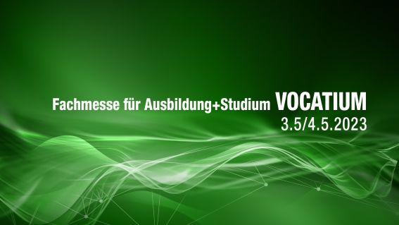 Fachmesse für Ausbildung und Studium, Vocatium, gruener Hintergrund