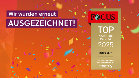 Interamt wurde erneut ausgezeichnet: TOP KARRIEREPORTAL