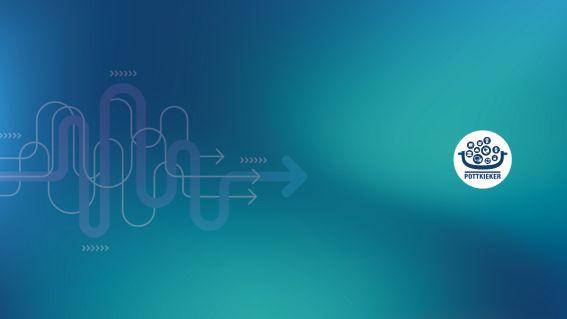 Pfeile die wellenförmig in eine Richtung zeigen