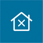 Icon eMRA-X Haus mit Kreuz