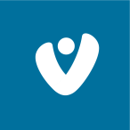 vITA-Logo mit einem geschwungenen V und einem Punkt.