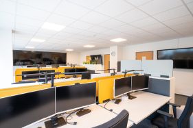 Blick in ein Flexbüro