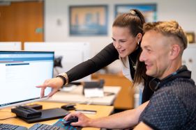 DVZ Mitarbeiter*innen des ServiceDesk