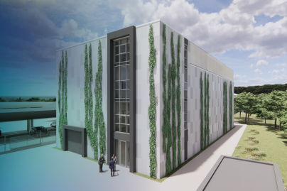 Modell des neuen Rechenzentrums