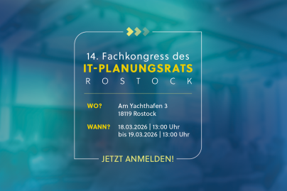 Veranstaltungseckpunkte Fachkongress IT-Planungsrat