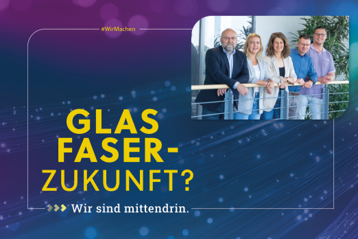 Beitragsbild Glasfaser Kampagne und BKZ Team