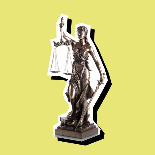 Bild von Figur Justitia