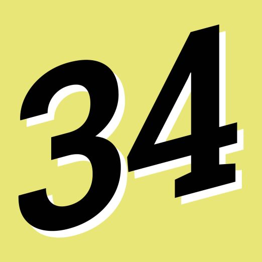 Die Zahl 34.