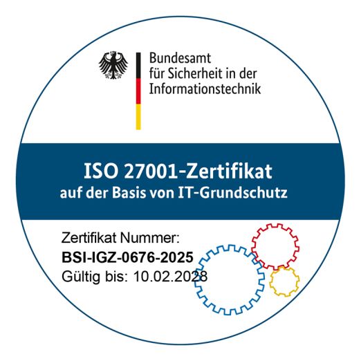 ISO-Zertifikat mit Gültigkeit bis 2028