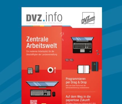 Cover von der DVZ.info Ausgabe 1/2023