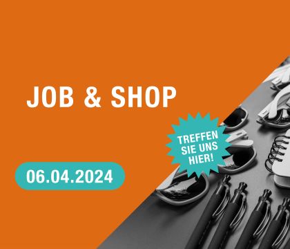 Teaser Job und Shop