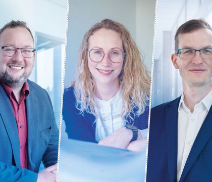 Tobias Evert, Nadine Schmedemann und Jan Lehmann