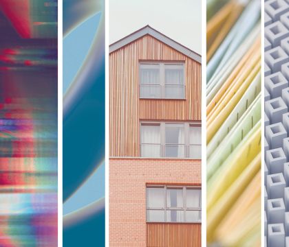 Dekorativ: Verschiedene Strukturen.