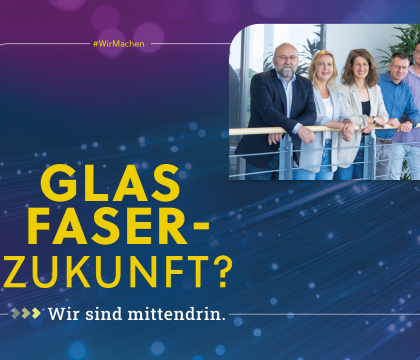Beitragsbild Glasfaser Kampagne und BKZ Team